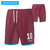 STRIDE SHORTS 3 - MAROON